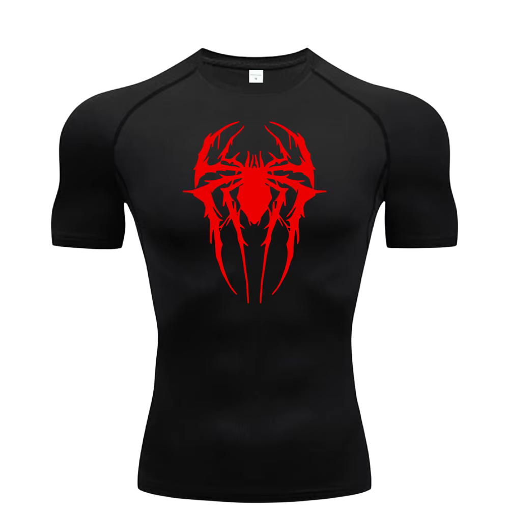 Spider Short Sleeve Compression Shirt