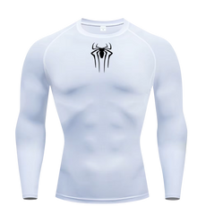 Small Logo Spider Compression Tee - Long Sleeve