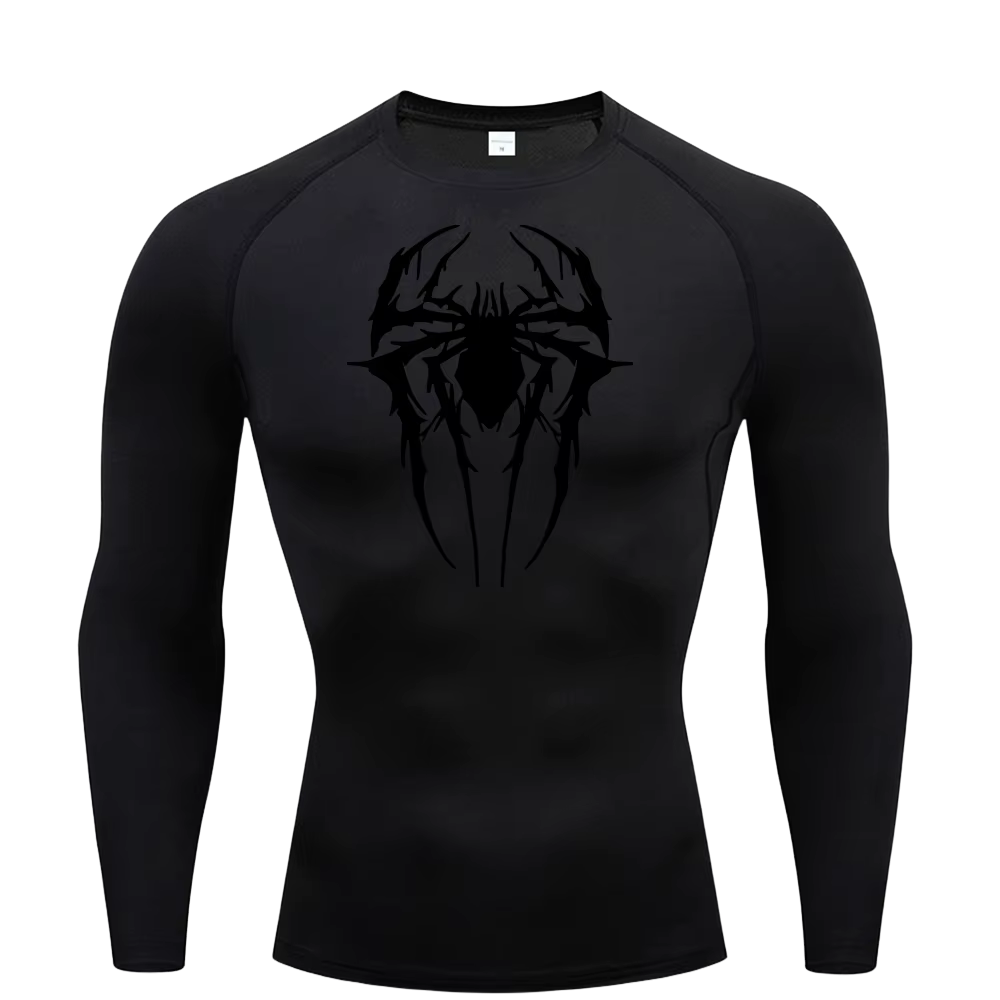 Spider Long Sleeve Compression Shirt