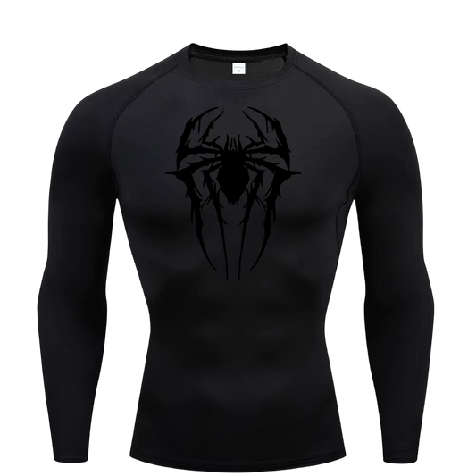 Spider Long Sleeve Compression Shirt