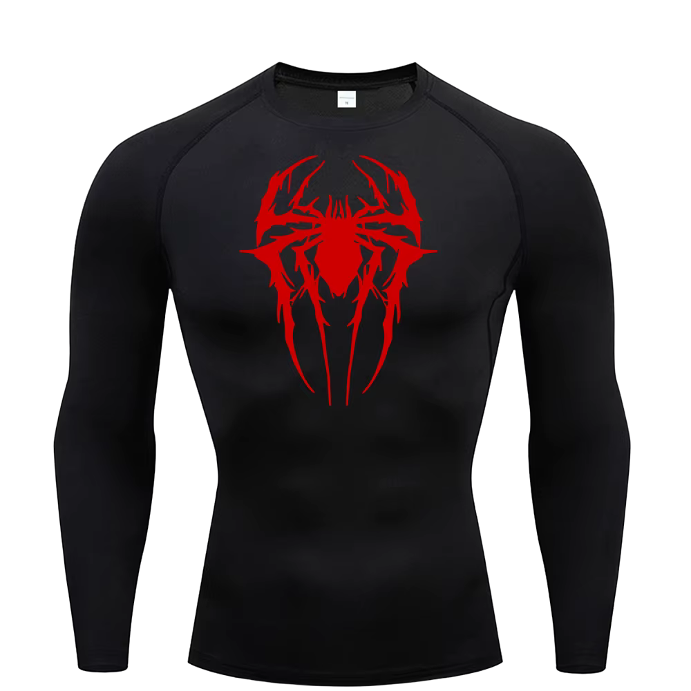 Spider Long Sleeve Compression Shirt