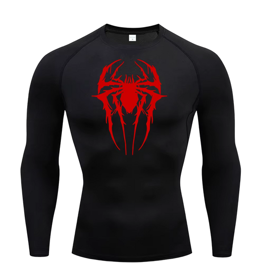 Spider Long Sleeve Compression Shirt