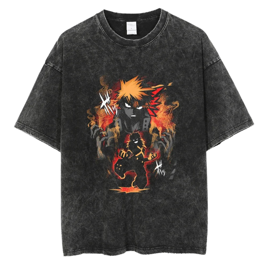MHA Oversized Pump Cover - Bakugo