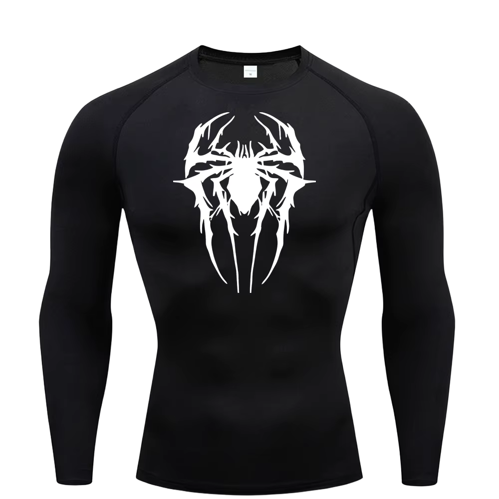 Spider Long Sleeve Compression Shirt