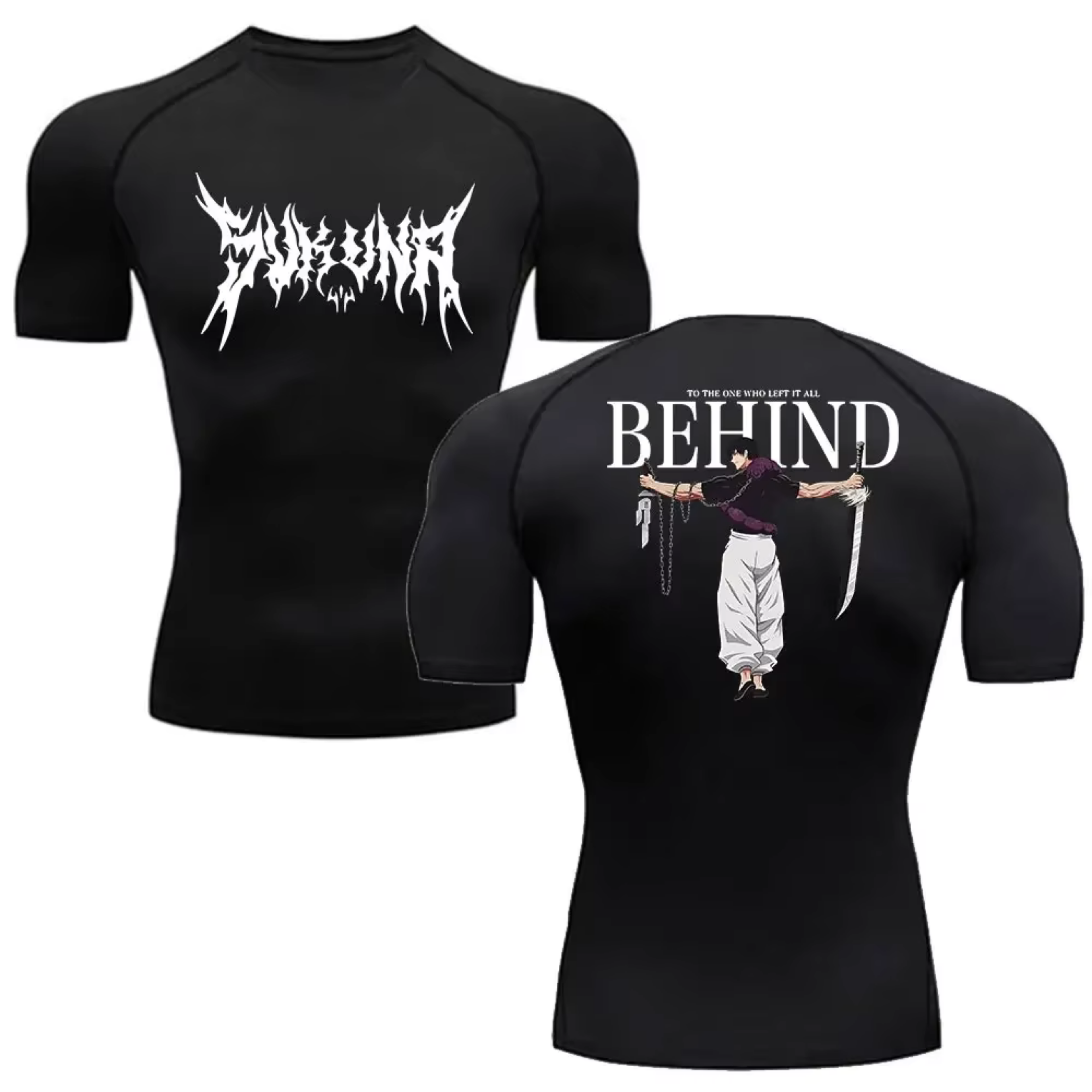 BLKOUT Compression Tee - Behind