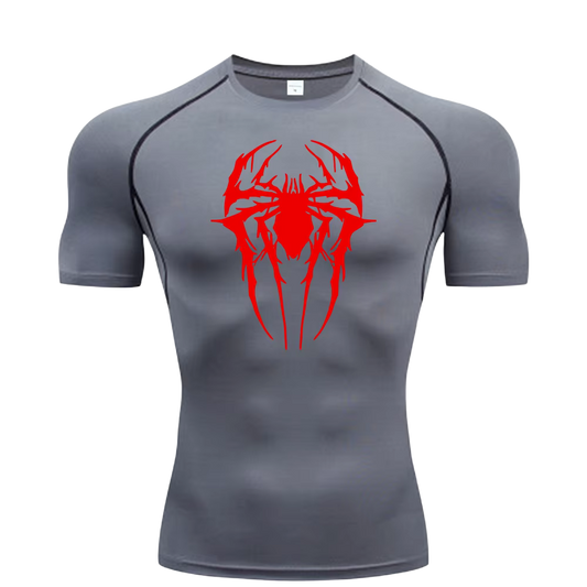 Spider Short Sleeve Compression Shirt