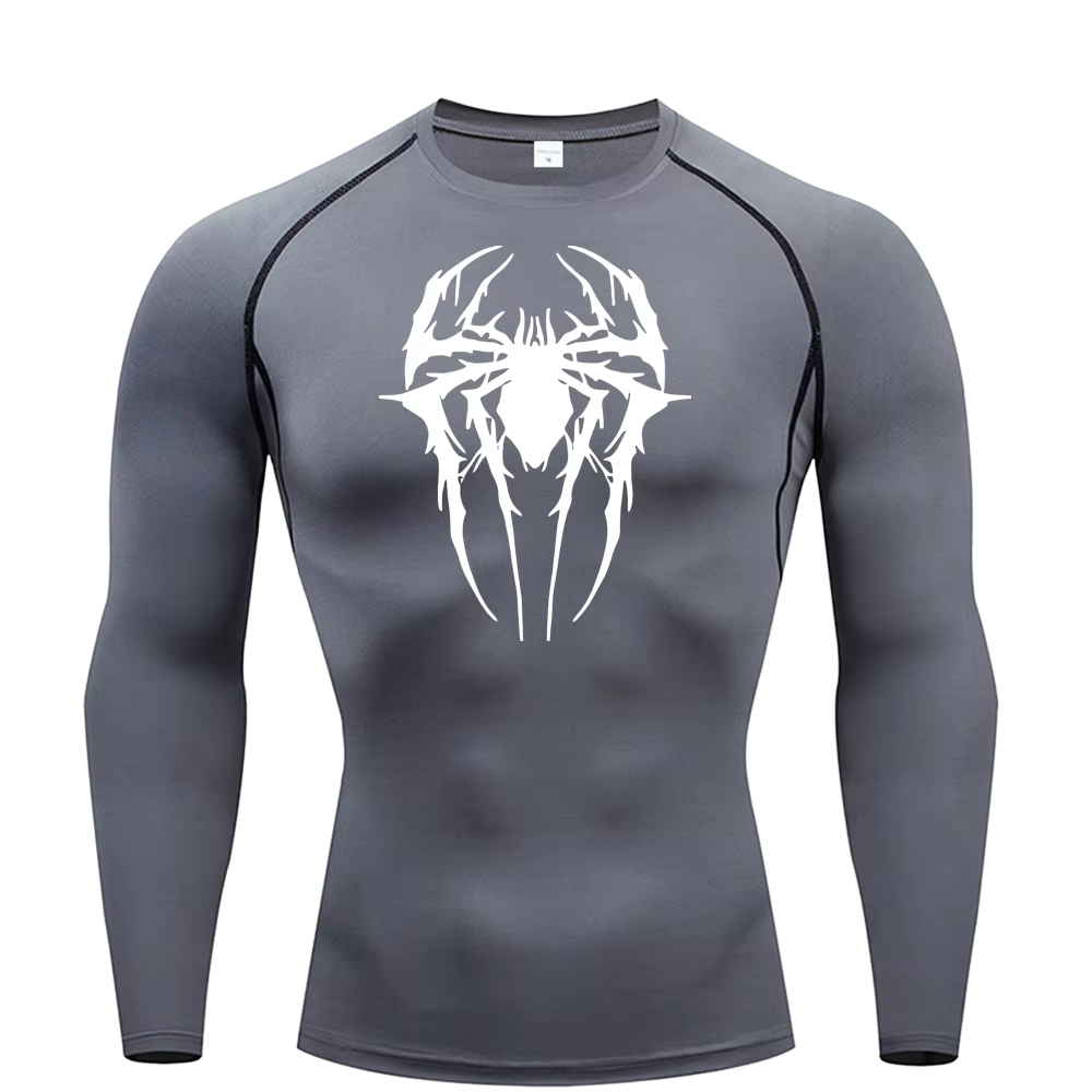 Spider Long Sleeve Compression Shirt