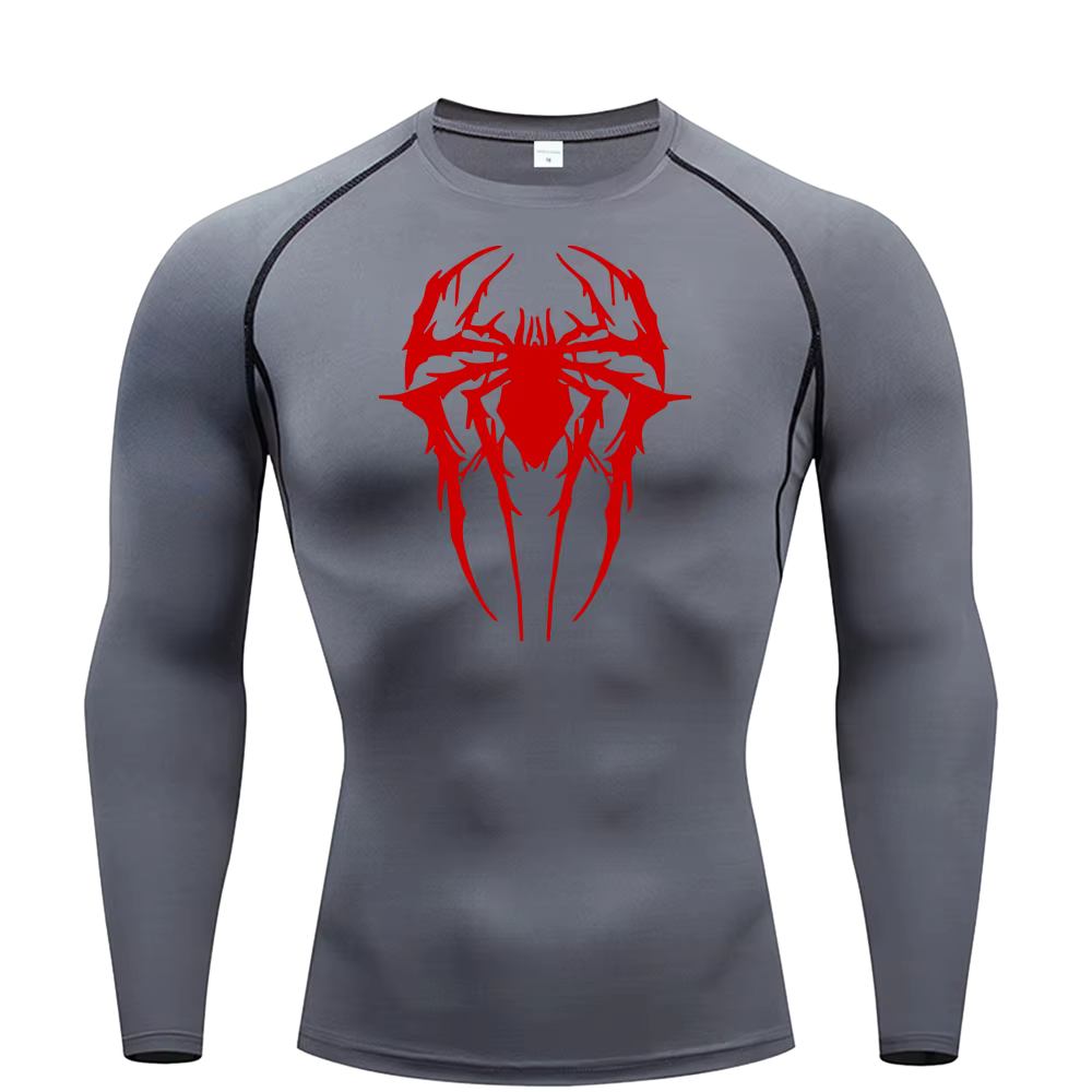 Spider Long Sleeve Compression Shirt