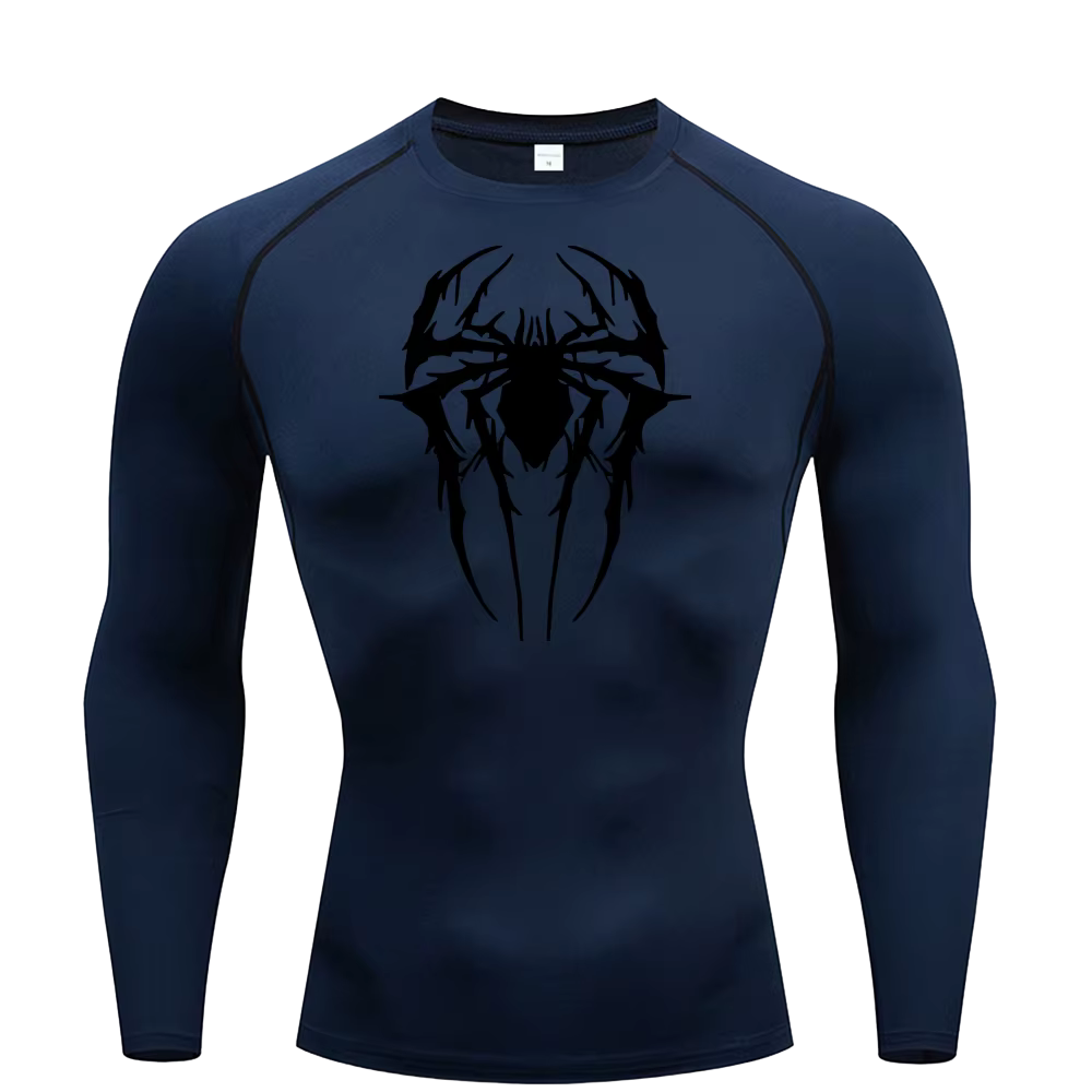 Spider Long Sleeve Compression Shirt