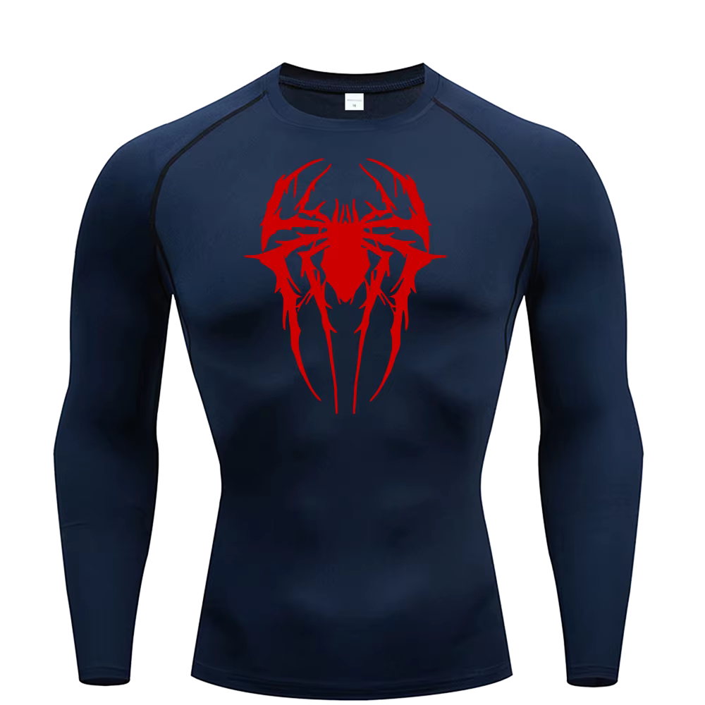 Spider Long Sleeve Compression Shirt