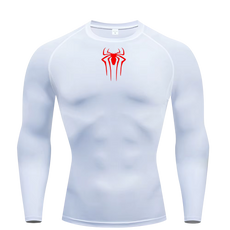 Small Logo Spider Compression Tee - Long Sleeve