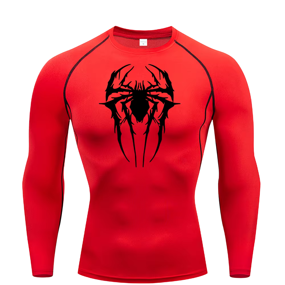Spider Long Sleeve Compression Shirt
