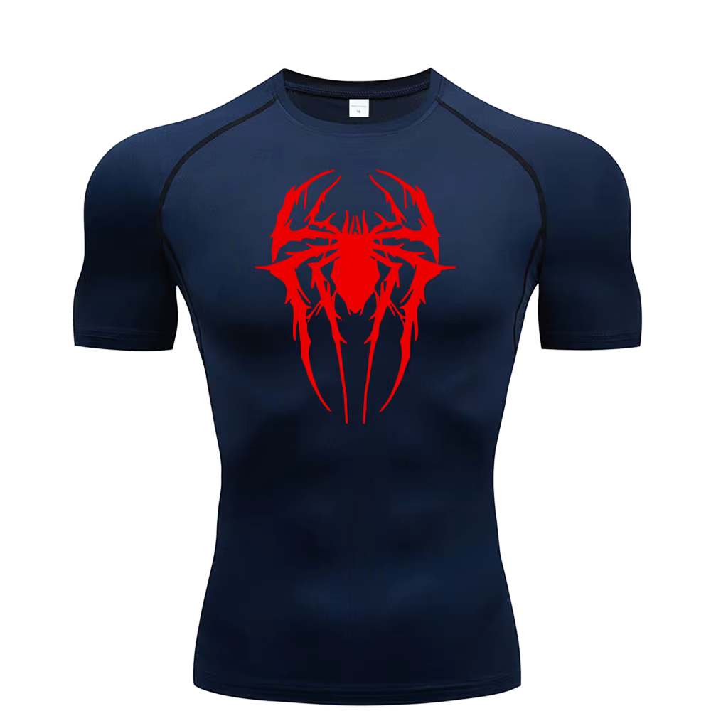 Spider Short Sleeve Compression Shirt