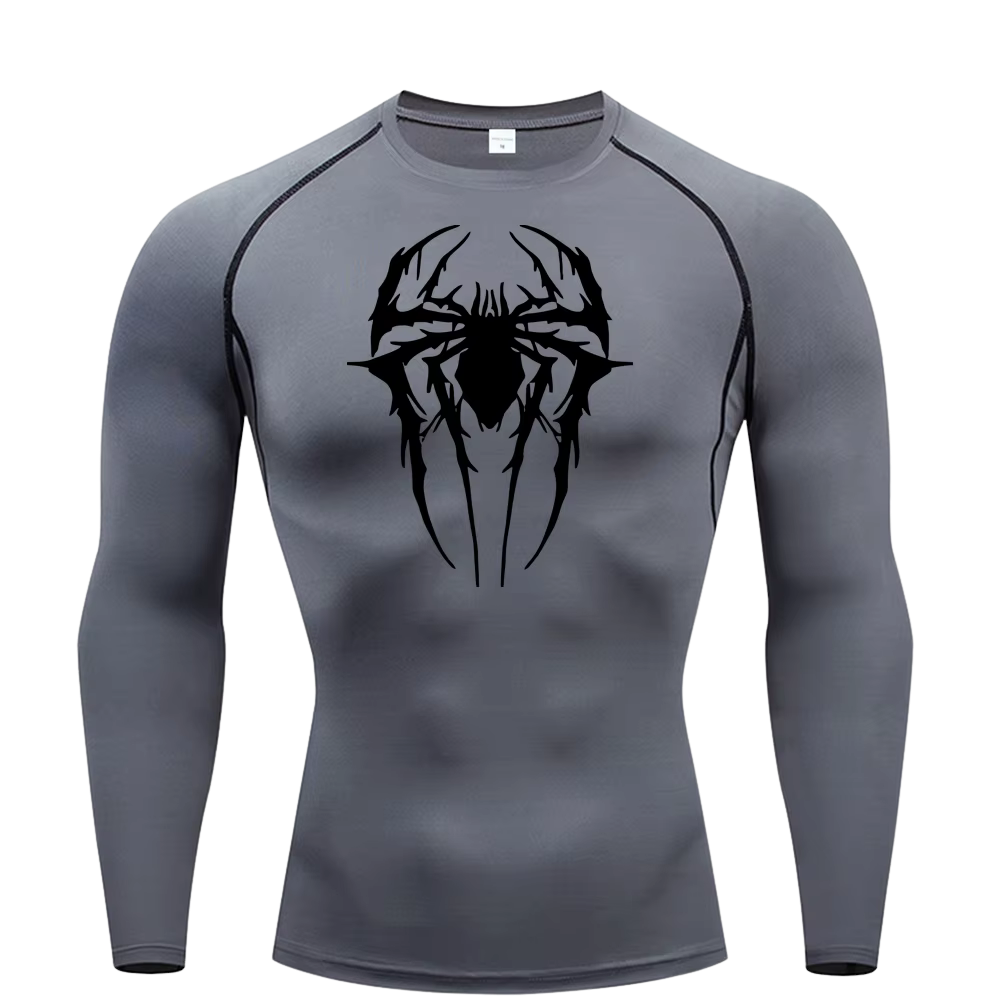 Spider Long Sleeve Compression Shirt