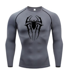 Spider Long Sleeve Compression Shirt