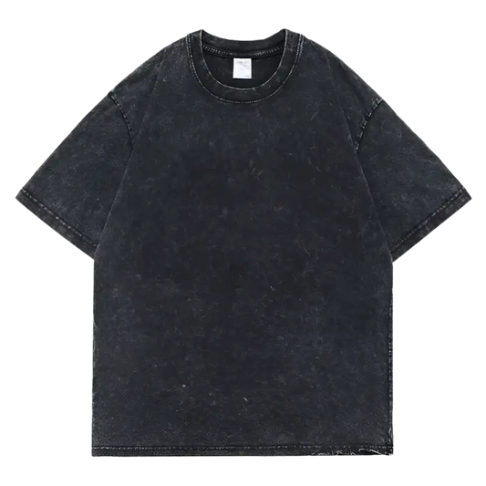 BLK OUT Washed Oversized Tee - BLKOUT