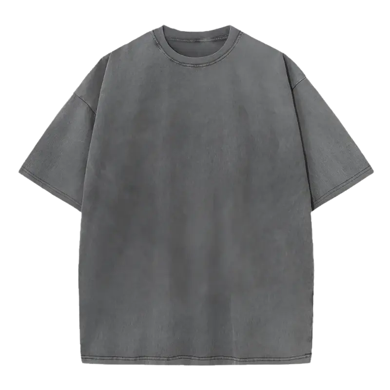 BLK OUT Washed Oversized Tee - BLKOUT