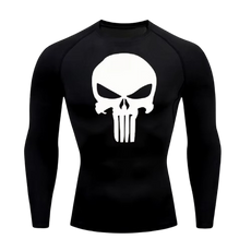 BLKOUT Long Sleeve Punisher Compression Shirt