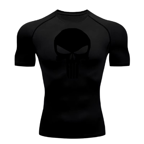 BLKOUT Short Sleeve Punisher Compression Shirt