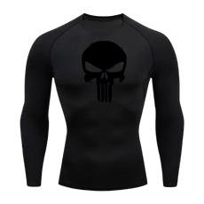 BLKOUT Long Sleeve Punisher Compression Shirt