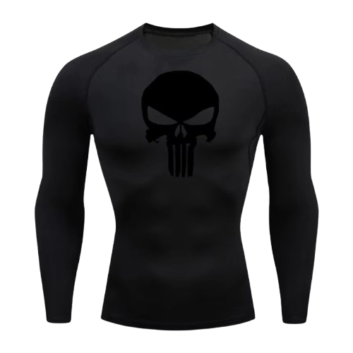 BLKOUT Long Sleeve Punisher Compression Shirt