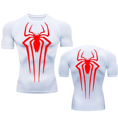 BLKOUT Short Sleeve Large Spider Compression Shirt