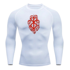 BLKOUT Long Sleeve Berserk Skulls Compression Shirt