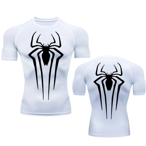 BLKOUT Short Sleeve Large Spider Compression Shirt