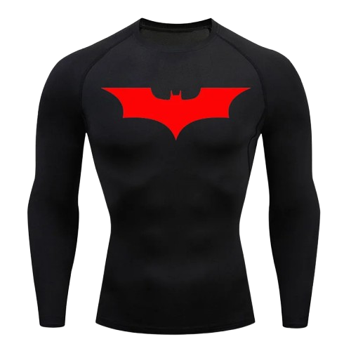 BLK OUT Long Sleeve Batman Compression Shirt - BLKOUT