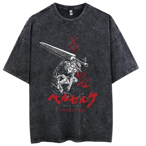 Berserk Washed T-Shirt - Nightfall