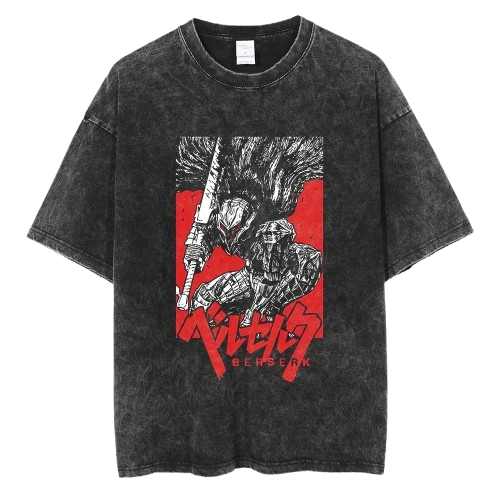 Berserk Washed Tee - Shadow