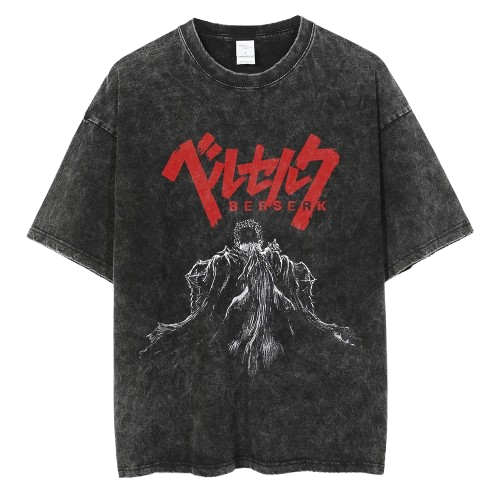 Berserk Washed T-Shirt - Midnight