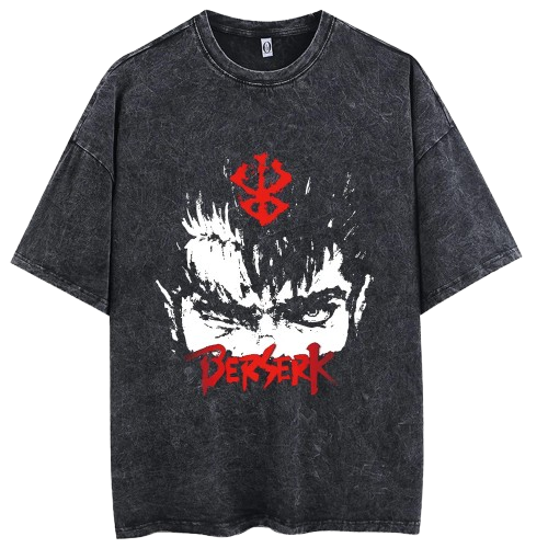 Berserk Washed T-Shirt - Fear