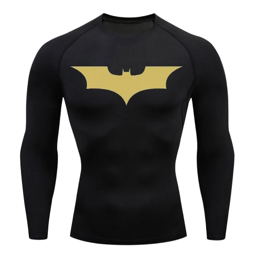 BLK OUT Long Sleeve Batman Compression Shirt - BLKOUT