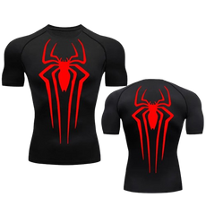 BLKOUT Short Sleeve Large Spider Compression Shirt