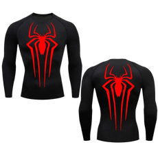 BLKOUT Long Sleeve Large Spider Compression Shirt