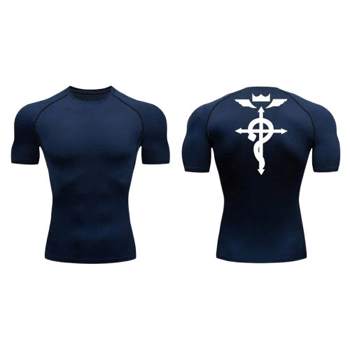 BLKOUT Short Sleeve Full Metal Alchemist Compression Shirt