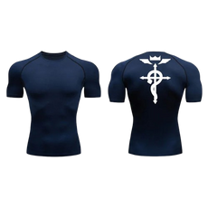 BLKOUT Short Sleeve Full Metal Alchemist Compression Shirt