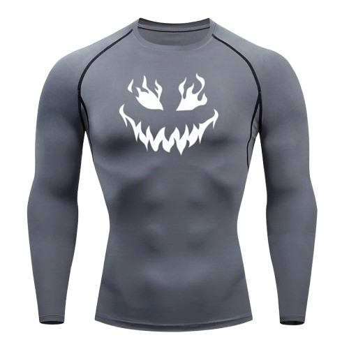 BLKOUT Long Sleeve Black Clover Compression Shirt