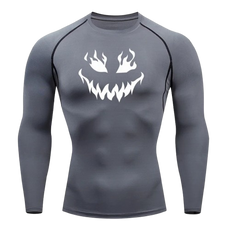 BLKOUT Long Sleeve Black Clover Compression Shirt