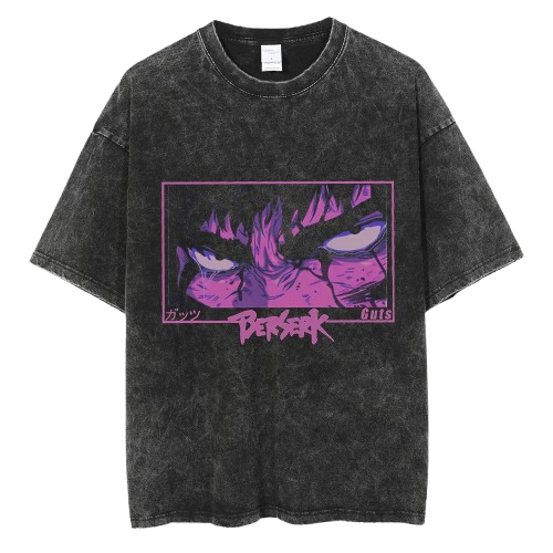 Berserk Washed T-Shirt - Onyx