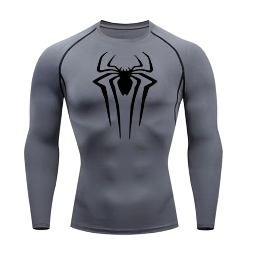 BLKOUT Long Sleeve Small Spider Compression Shirt