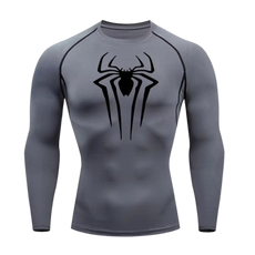 BLKOUT Long Sleeve Small Spider Compression Shirt