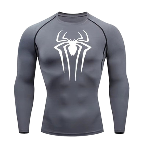 BLKOUT Long Sleeve Small Spider Compression Shirt