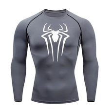 BLKOUT Long Sleeve Small Spider Compression Shirt