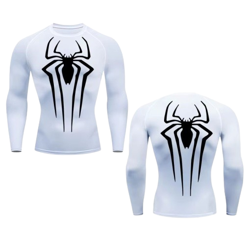 BLKOUT Long Sleeve Large Spider Compression Shirt