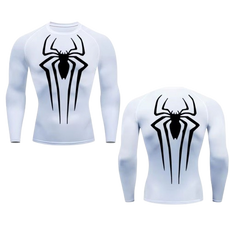 BLKOUT Long Sleeve Large Spider Compression Shirt