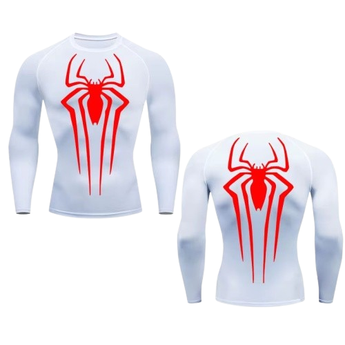 BLKOUT Long Sleeve Large Spider Compression Shirt