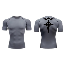 BLKOUT Short Sleeve Full Metal Alchemist Compression Shirt