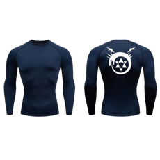 BLKOUT Long Sleeve Full Metal Alchemist Ouroboros Compression Shirt